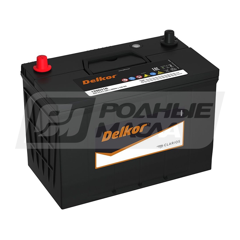 DELKOR (JP) 125D31R 105 Ач, п/п PLNT0110788